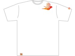 画像1: 家紋Tシャツ O タイプ（準備中）