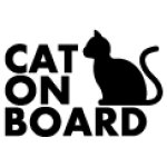 画像: 「ＣＡＴ ON BOARD」ステッカーA タイプ