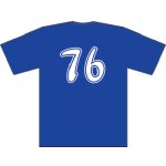 画像: 番号ＴシャツＡタイプ