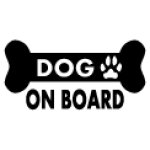 画像: 「DOG ON BOARD」ステッカーA タイプ