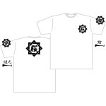 画像: 漢字1文字Ｔシャツ　組違い角　弐タイプ