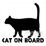 画像: 「ＣＡＴ ON BOARD」ステッカーＣタイプ