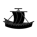 画像1: 帆掛け船